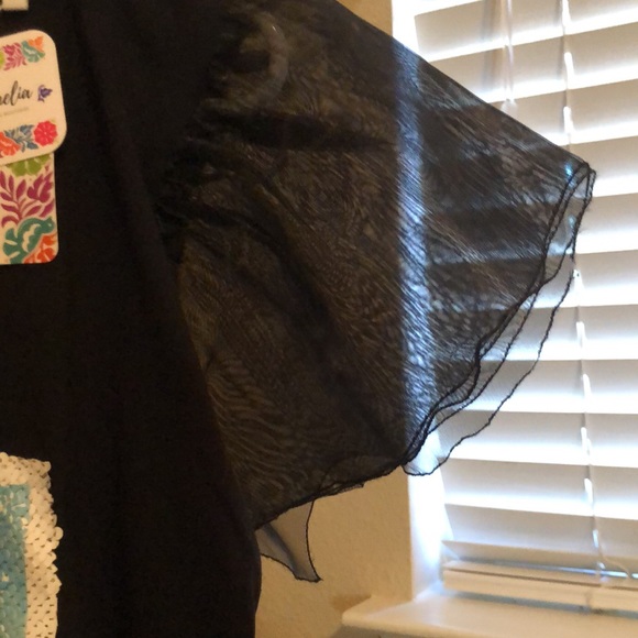 Sequin La Loteria La Dama Blouse - New - Picture 5 of 8